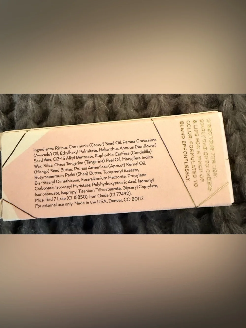Urban Outfitters NWT TOKYOMILK Blush Oil Stick - Pale Pink